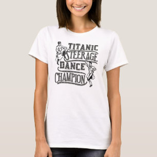 T-shirt Champion titanique drôle de danse d'entrepont