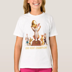 T-shirt Champion victorieux de chasse aux oeufs de lapin