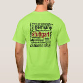 T-shirt championnat d'Allemagne de baseball Raglan (Dos)