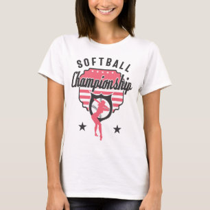 T-shirt Championnat de softball