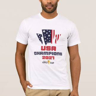 T-shirt 	Championnat des États-Unis de football 2021 d'or 
