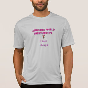 T-shirt Championnats du Monde d'Athlétisme Kenya Coureur :