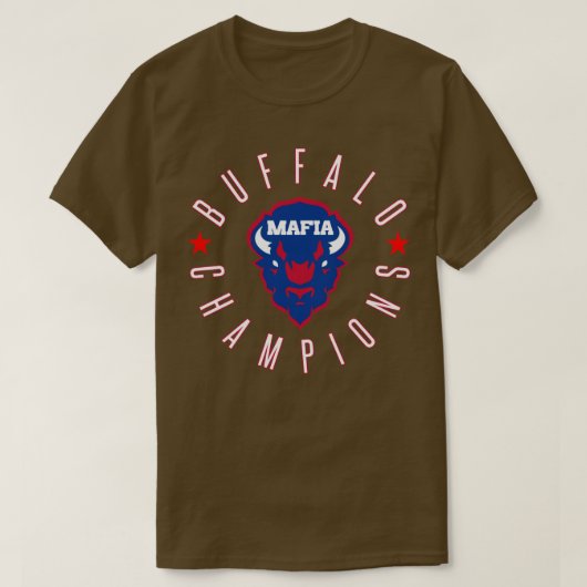 T-shirt championne de buffle (Design devant)