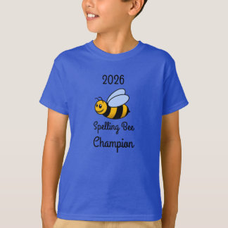 T-shirt championne d'épellation 2026 pour enfants