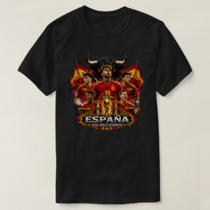 T-Shirt Champions de Football Espagne Lamine Yam