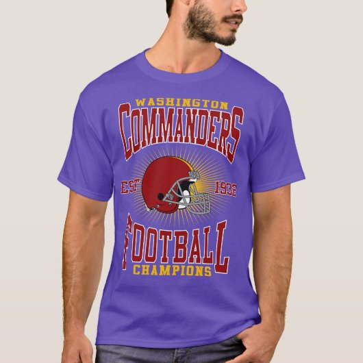 T-shirt Champions des Commanders de Washington (Devant)