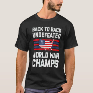 T-shirt Champions du Monde invaincus consécutifs Drapeau A