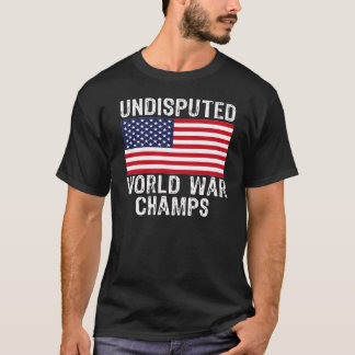 T-SHIRT CHAMPIONS INCONTESTÉS DE GUERRE MONDIALE