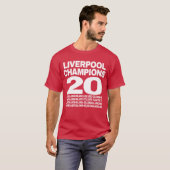 T-shirt Champions Liverpool. n° 3 (Devant entier)