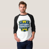 T-shirt Champions nationaux de la PCP 2023 du Michigan (Devant entier)