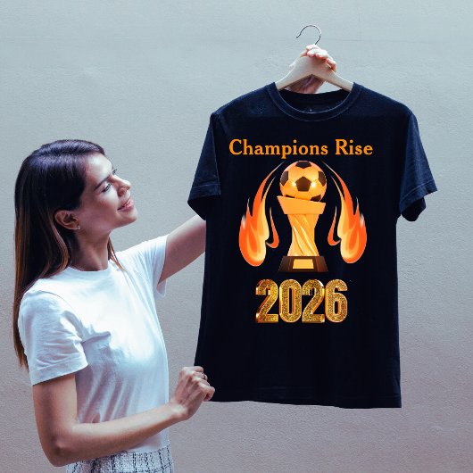 T-shirt Champions Rise Dream in Gold