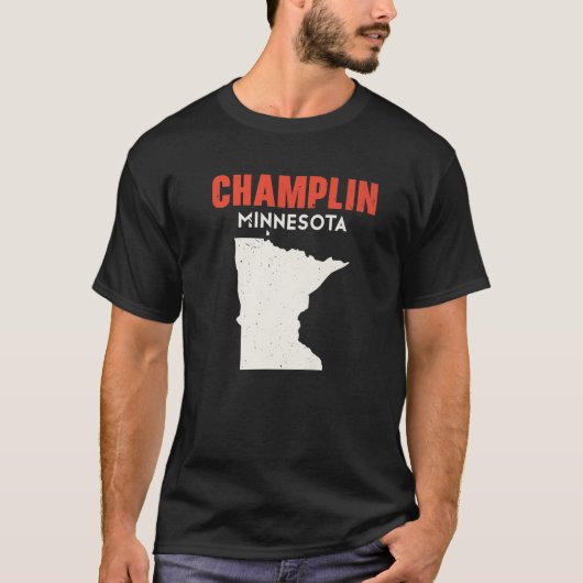 T-shirt Champlin Minnesota États-Unis Amérique Voyage Minn (Devant)