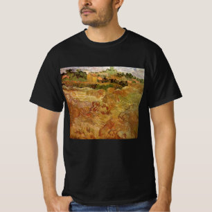 T-shirt Champs de blé avec Auvers de Vincent van Gogh