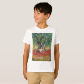 T-SHIRT CHAMPS DE PAN, D'OLIVE ET DE POPPY (Devant entier)