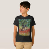 T-SHIRT CHAMPS DE PAN, D'OLIVE ET DE POPPY (Devant entier)