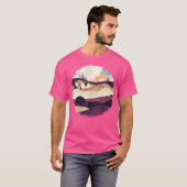 T-shirt Champs de prune (Devant entier)