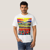T-shirt Champs de tulipe 3 (Devant entier)