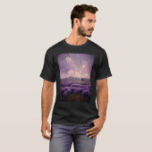 T-shirt Champs Lavande (Devant entier)