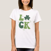 T-shirt CHANCE Chemise de Fête St Patrick - Bold Retro (Devant)