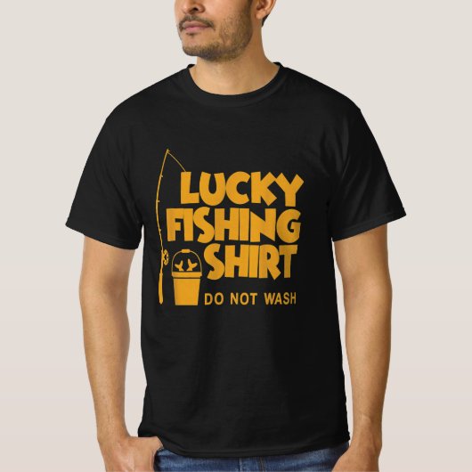 T-shirt Chance Chemise De Pêche Ne Pas Laver (Devant)