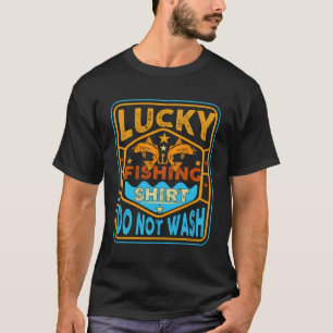 T-shirt Chance Chemise De Pêche Ne Pas Laver Pêche Vintage