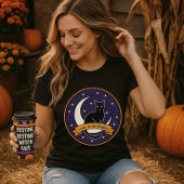 T-shirt Chance dans l'ombre Chemise; Halloween Chat Noir