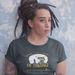 T-shirt Chance de pêche en fin de semaine noire<br><div class="desc">Chaque week-end devrait inclure une chance pour certains de la pêche est le thème parfait pour les sportifs qui aiment pêcher. Profitez de ce design et achetez-le pour le pêcheur de votre vie.</div>