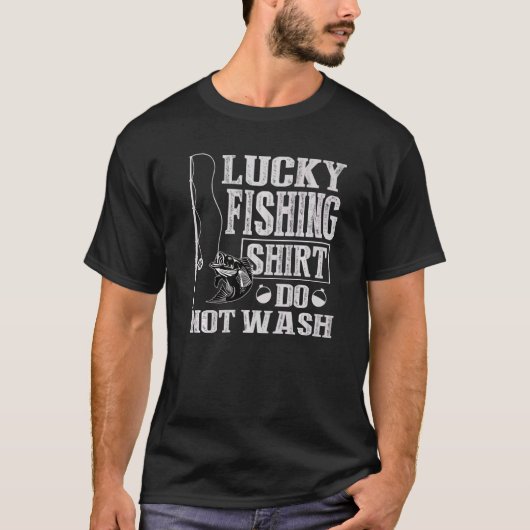 T-shirt Chance Pêche Ne Pas Laver (Devant)