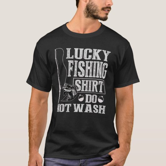 T-shirt Chance Pêche Ne Pas Laver (Devant)