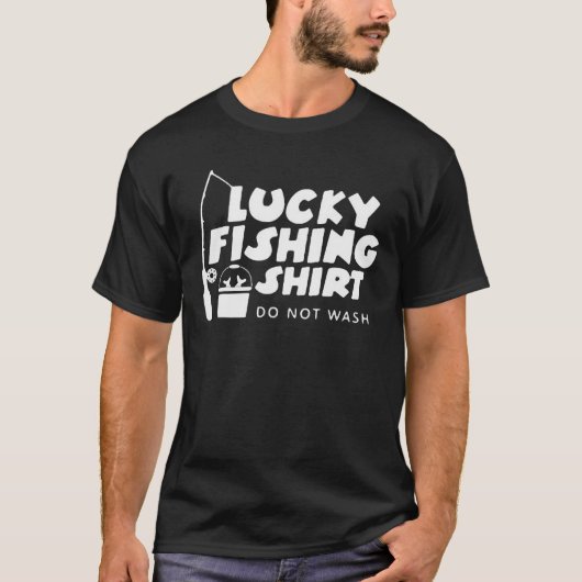 T-shirt Chance Pêche Ne Pas Laver (Devant)