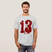 T-shirt chanceux 13 (Devant entier)