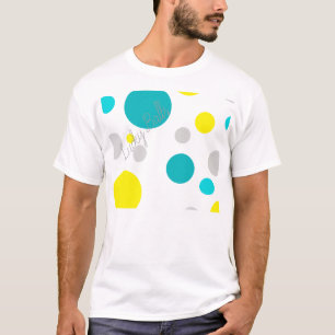 T-shirt Chanceux bulles colorées