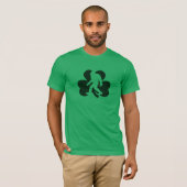T-shirt chanceux de Sasquatch (Devant entier)
