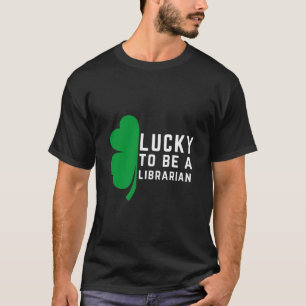 T-shirt chanceux d'être bibliothécaire