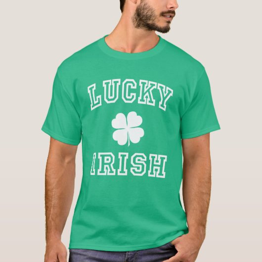 T-shirt Chanceux Irlandais (Devant)