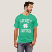 T-shirt Chanceux Irlandais (Devant entier)