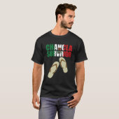 T-shirt Chancla Mexicaine Mexique Cinco De Mayo Sombrero F (Devant entier)
