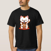Chandail amusant - MANEKI-NEKO BOBA KIT-THÉ