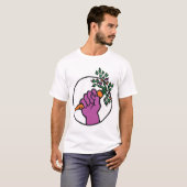 T-shirt Chandail classique Food Not Bombs (Devant entier)