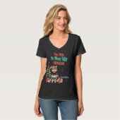 T-shirt Chandail de Noël amusant disant pour la joie festi (Devant entier)