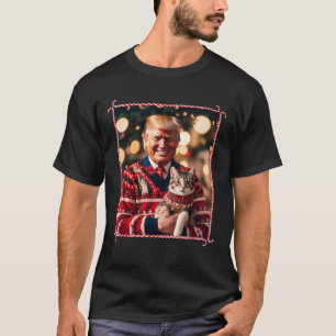 T-shirt Chandail de Noël drôle Trump pour les Amoureux de