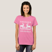 T-shirt Chandail de Noël moche - (Devant entier)