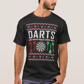 T-shirt Chandail de Noël moche (Devant)