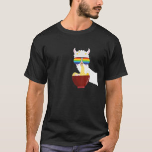 T-shirt Chandail de Noël moche Anime Kawaii Llama Manger R
