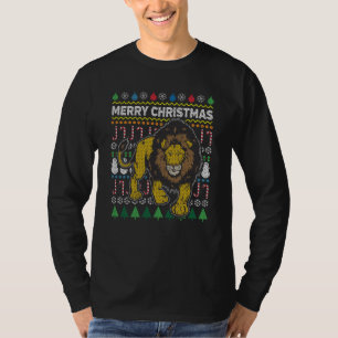 T-shirt Chandail de Noël moche de Lion