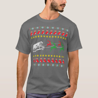 T-shirt Chandail de Noël moche pour Camping Trailer Camper
