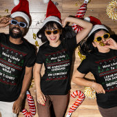 T-shirt Chandail de Noël moche, très drôle