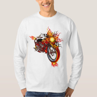 T-shirt Chandail flamboyant de couperet de crâne