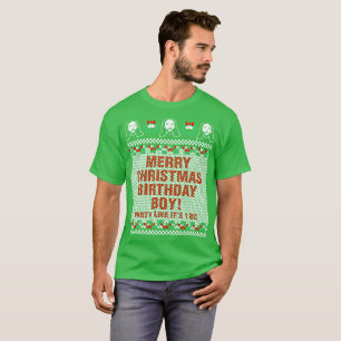 T-shirt Chandail laid de Jésus de garçon d'anniversaire