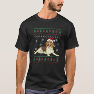 T-shirt Chandail moche de Noël beagle pour Noël Amoureux d